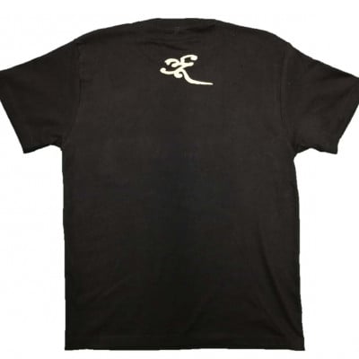 手描きTシャツ 仏画 薬師如来 黒 (半袖 Mサイズ)