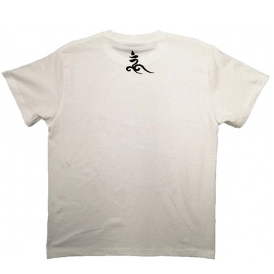 手描きTシャツ 仏画 馬頭観音 白 (半袖 Sサイズ)