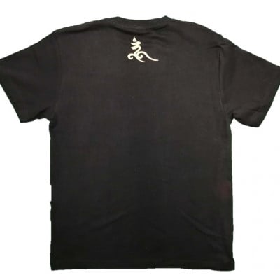 手描きTシャツ 仏画 馬頭観音 黒 (半袖 Sサイズ)