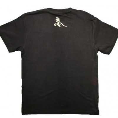 手描きTシャツ 仏画 馬頭観音 黒 (半袖 Mサイズ)