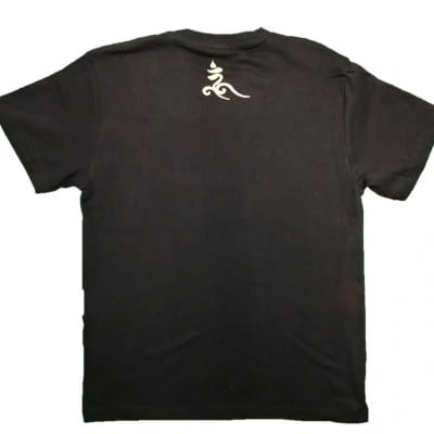 手描きTシャツ 仏画 馬頭観音 黒 (半袖 Lサイズ)