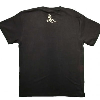 手描きTシャツ 仏画 馬頭観音 黒 (半袖 XLサイズ)