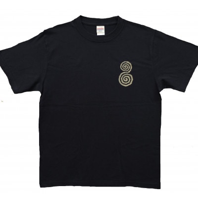 Tシャツ ふとまに 太占 姫川薬石 ネイビー (半袖 150サイズ)