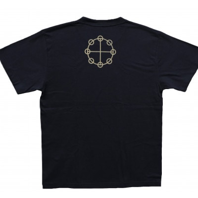 Tシャツ カタカムナ 姫川薬石 ネイビー (半袖 150サイズ)