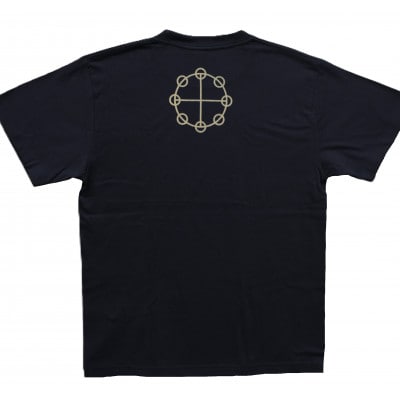 Tシャツ カタカムナ 姫川薬石 ネイビー (半袖 160サイズ)