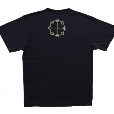 Tシャツ カタカムナ 姫川薬石 ネイビー (半袖 Mサイズ)