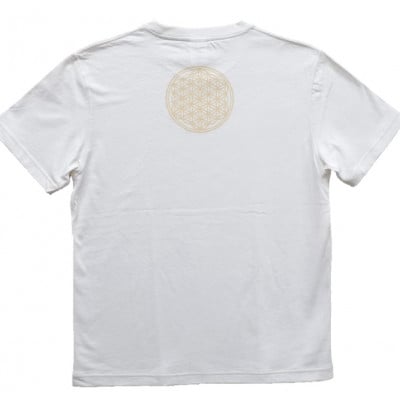 Tシャツ フラワー・オブ・ライフ 姫川薬石 ヘンプ生地 (半袖 Mサイズ)