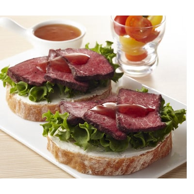 贅沢の極み★三大和牛プレミアムローストビーフ詰め合わせセット(ソース付き)モモ肉使用【配送不可地域：離島】