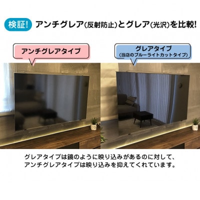 大阪府和泉市　55AG2　55インチ用　テレビ画面保護パネル　アンチグレアタイプ　テレビガード