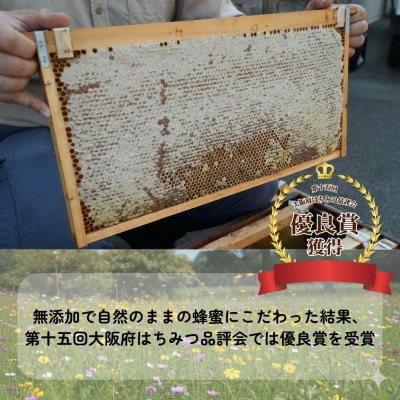 大阪府和泉市　国産天然はちみつ(600g×2)　日蜂協会員　無添加　自家採蜜　大植養蜂園