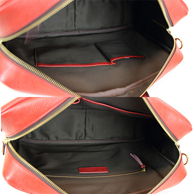 【ビジネスバッグ】本革 ビジネスブリーフ 通勤バッグ 2way 通勤/OL【at-17ns-RD】