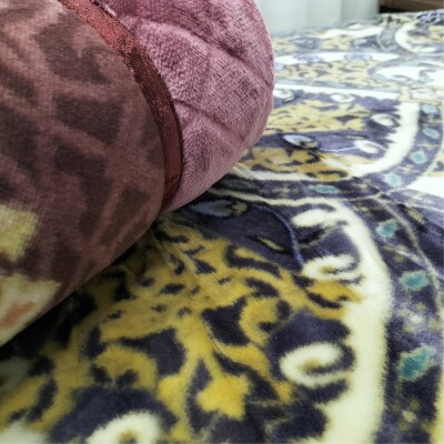 【シングルサイズ】贅沢カシミヤウール混わた入り嵩高毛布 ピンク1枚 CAK-161-PI