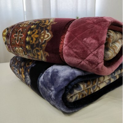 【シングル2枚組】贅沢カシミヤウール混わた入り嵩高毛布  CAK-162-2P