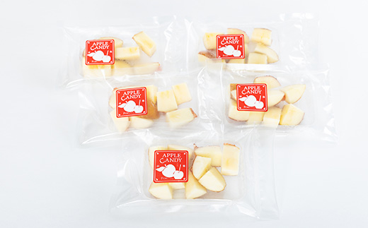 和泉市丸カットりんご飴100g×5袋(冷凍)【配送不可地域：離島】