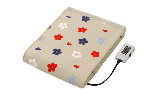 電気綿掛敷兼用毛布 ワイド(電気毛布)(約190×140cm)