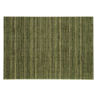 【サイズ200×250cm】カーペットラグ　さらさらふわふわ長続き(リュストル)　色:モスグリーン