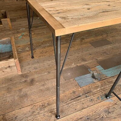 鉄脚　直径22ジョイント(高さ670mm) 4本セット　COBA (1)【配送不可地域：離島・北海道・沖縄県】