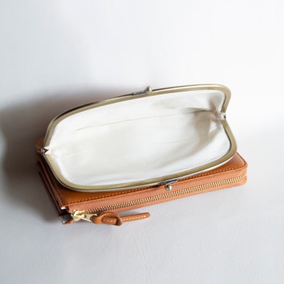 【ハラコ お財布ポシェット 】本革 お財布ショルダー ショルダーバッグ【aw-17nch-H/CA】