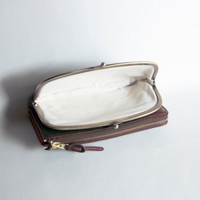 【ハラコ お財布ポシェット 】本革 お財布ショルダー ショルダーバッグ【aw-17nch-ZEB】