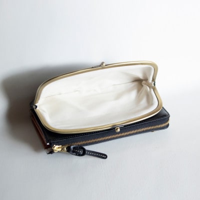 【ハラコ お財布ポシェット 】本革 お財布ショルダー ショルダーバッグ【aw-17nch-DAL】