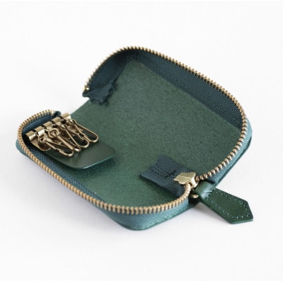 【キーケース】イタリアンレザー 本革 4連タイプ スリム ブッテーロ【apo-16bu-GR】