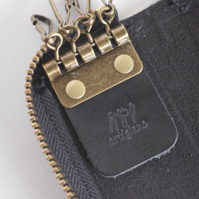 【ハラコ キーケース】牛毛皮 本革 4連タイプ スリム アニマル柄【apo-16nch-DAL】