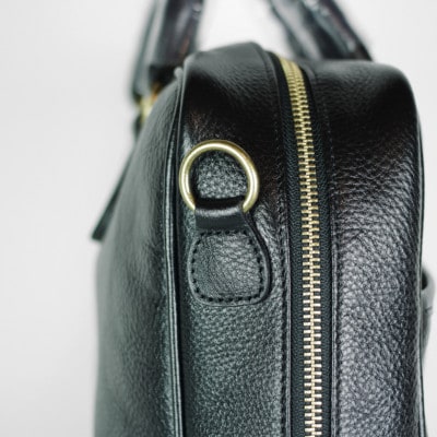 【ビジネスバッグ】本革 ビジネスブリーフ 通勤バッグ 2way 通勤/OL【at-17ns-BK】