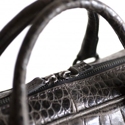 【ビジネスバッグ】クロコエンボスレザー ビジネスブリーフ 2way 通勤【at-17ec-KH】