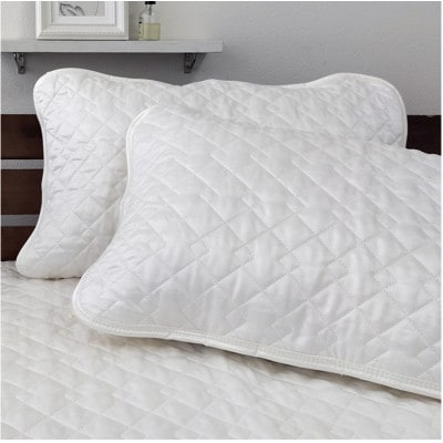 【Sサイズ 35×50cm】ピュアシルク 和泉木綿 枕パッド2枚組  SCC-3550-2P