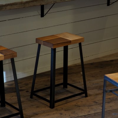 COBA(94C) アングルスツール 無垢ミックス