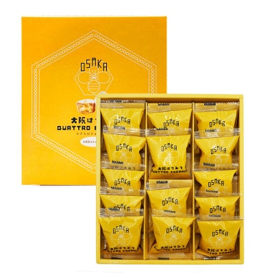 大阪府産百花はちみつ使用!『大阪はちみつ クアトロフォルマッジ』14個入 ガレットクッキー【配送不可地域：離島】