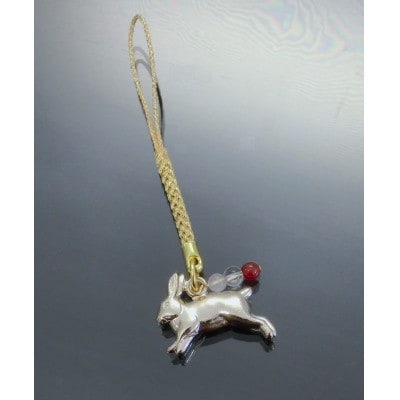 跳ねうさぎのブレスレット＆根付2点セット【配送不可地域：沖縄県】