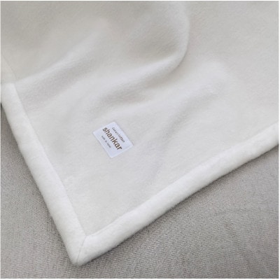 【ひざ掛サイズ】手摘みシャンカールコットンのやわらか綿毛布 70×100cm　SHAN-H