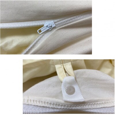 【ダブル】和泉木綿ピュアコットン掛ふとんカバー(190×210cm)　キナリ　PUC-W