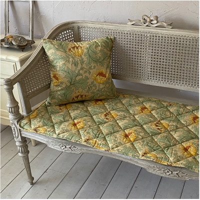 【ソファーパッド3.5人掛用50×175】ベストオブモリス アネモネ グリーン  MR-5017-A