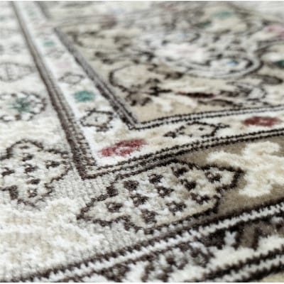 【6畳用】240×330cm 洗える国産モケット織ラグ ベージュ(サンレモ240×330BE)