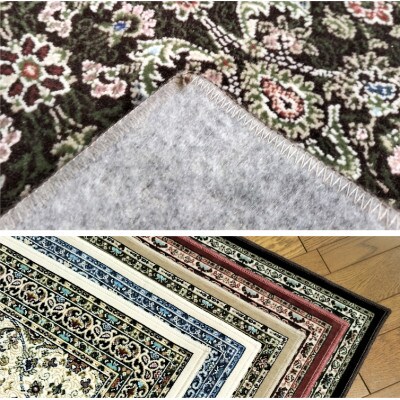 【50×80cm】 洗える国産モケット織り玄関マット ブラウン(ポーロ50×80BR)