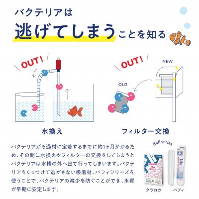 【バイコム】不織布濾材バフィ/バイコムバフィ(Bafi) 菊花棒状30cm1本入(IY012-SJ)