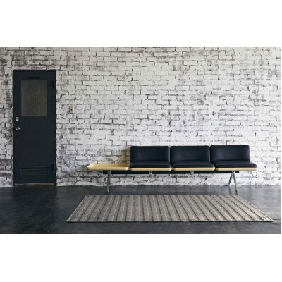 ウールラグ/Fisherman's Court GREY 90×60cm