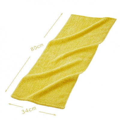 スーパーZEROフェイスタオルミモザカラー4枚＆ミアミモザハンドクリーンジェル(100mL)セット