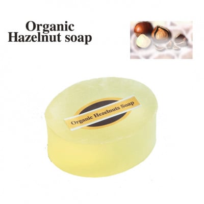 PNオーガニックフェイスタオル8枚＆ヘーゼルナッツソープ(100g)セット
