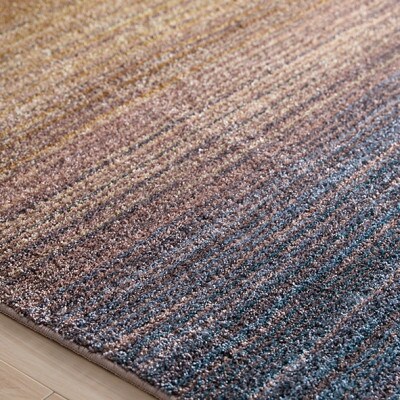 【130×190cm】心地よいカーペット ラグ (オンブレー) カラー:マルチ