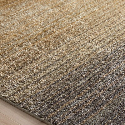 【190×190cm】心地よいカーペット ラグ (オンブレー) カラー:グレージュ