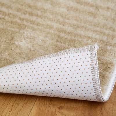 【190×190cm】ペットと一緒に 過ごせる ラグ (マールII) カラー:アイボリー