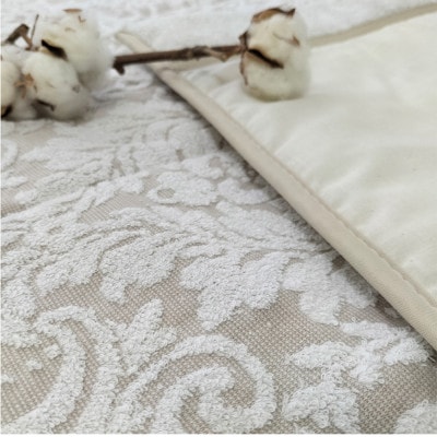 【2枚組】贅沢ジャガード織タオルふとん　シングルサイズ(140×190cm) SNF-13T-2P