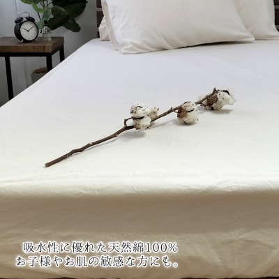 【セミダブル3点セット】オーガニックコットンフランネルカバーセット NSW-3SET