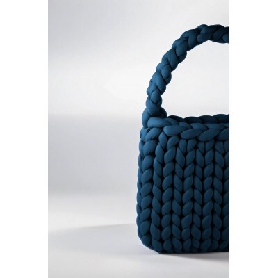 ネイビー トートバッグ