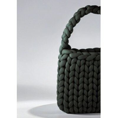 ダークグレー トートバッグ