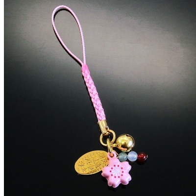 さくら鈴のにぎやか根付ストラップ