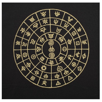 Tシャツ ふとまに 太占 姫川薬石 ネイビー (半袖 160サイズ)